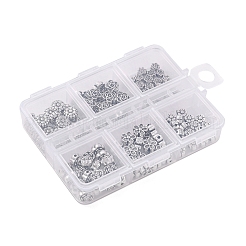 120 stücke 6 stil tibetischen stil legierung blumenperlen&nbsp;TIBE-YW0001-26