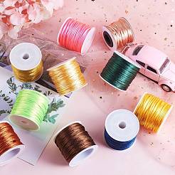 12 Rollen 12 Farben Makramee Rattail chinesischer Knoten&nbsp;NWIR-SZ0001-03