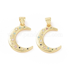 Colgante micropavé cubic zirconia de latón&nbsp;ZIRC-P106-03G