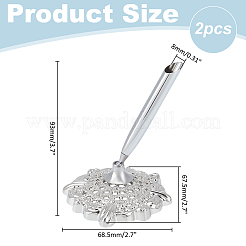 Kugelschreiberbasis aus Legierung für den Schreibtisch&nbsp;ODIS-WH0030-272P