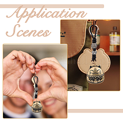 3pcs 3 styles pendentifs en laiton&nbsp;KK-FH0008-46