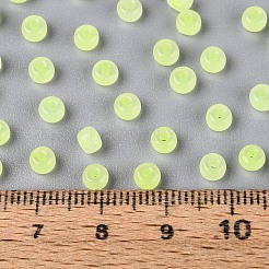 6/0 transparente Innenfarben Glas Saatperlen&nbsp;SEED-N008-08U