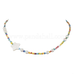Vetro collane di perline&nbsp;NJEW-JN04661