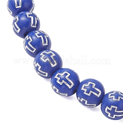 Elastische Armbänder aus Acrylperlen für Damen und Herren&nbsp;BJEW-JB13400