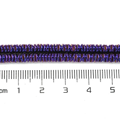 Fili di perline di ematite sintetica non magnetica elettrolitica&nbsp;G-H020-M01-08