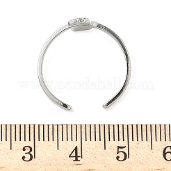 Verstellbare Manschettenringe aus Edelstahl 304&nbsp;RJEW-Z105-01P-01