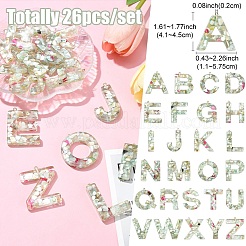 26 pz 26 stili pendenti in resina epossidica trasparente&nbsp;CRES-YW0002-28N