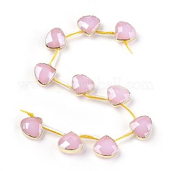 Chapelets de perles en verre opaques&nbsp;EGLA-P045-D13