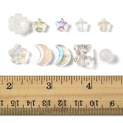 122 Stück 8 Stile galvanisieren transparente Glasperlen-Sets&nbsp;EGLA-FS0001-51