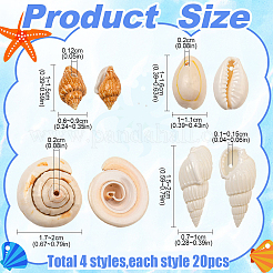 DIY-Armbänder aus natürlichen Muschelperlen und Schmucksets&nbsp;DIY-YW0010-33