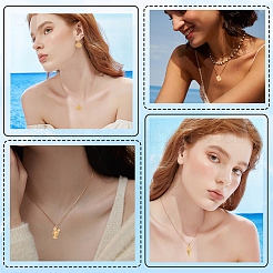 24 pendentif en acier inoxydable 304 sur le thème de l'océan&nbsp;STAS-BBC0009-12