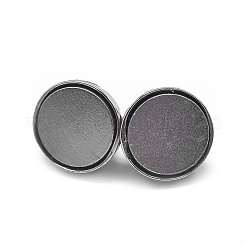 Anti-ossidazione placcato rodio 925 fermagli magnetici in argento sterling&nbsp;STER-L057-014P
