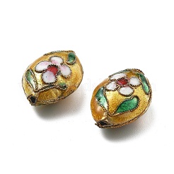 Perles en cloisonné Manuelles&nbsp;CLB-Q002-08E