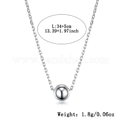 S925 Sterling Silber Schmuckset Ohrringe und Halskette stilvoll elegant vielseitig für Anlässe&nbsp;SA5637-3