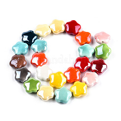 Handgemachte Porzellan Perle Stränge&nbsp;X-PORC-N007-20-B01