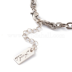 Messing Kabelkette Armbänder&nbsp;BJEW-H537-09AS