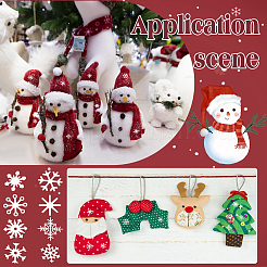 500pcs cabochons en laiton sur le thème de Noël&nbsp;MRMJ-UN0001-020B