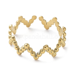 Offene Manschettenringe aus Edelstahl 304&nbsp;RJEW-L109-018G