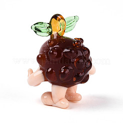 Manuelle Bunte Malerei Anhänger & Charms&nbsp;LAMP-T025-07A