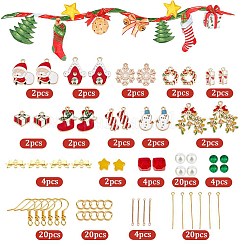Set zur Herstellung von Weihnachtsohrringen&nbsp;DIY-SC0021-95