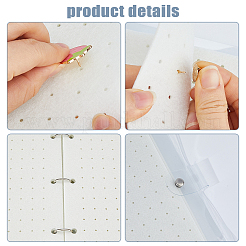 6 Seiten Filzbroschen-Sammelmappe&nbsp;AJEW-WH0709-134B