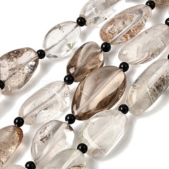 Natur lodolite Quarzperlen Stränge&nbsp;G-F820-M01-04