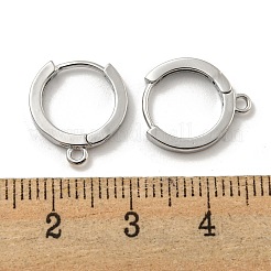 Fornituras de pendientes de latón&nbsp;EJEW-L211-012B-P