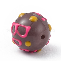 Undurchsichtig bemalte Glasperlen&nbsp;GLAA-B001-01G