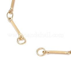 2 Stück 2 Farben 304 Edelstahl Quader Bar Gliederkette Armbandherstellung&nbsp;AJEW-JB01319
