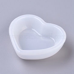 Moules en silicone plat coeur bricolage&nbsp;DIY-G014-19