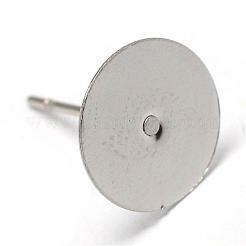 Anlaufgeschützte Ohrstecker-Beschläge aus Edelstahl 304&nbsp;STAS-T001-14