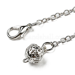 Kugelanhänger aus natürlichem Rosenquarz&nbsp;G-Q1002-07P-11