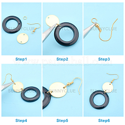 DIY baumeln Ohrring machen Kits&nbsp;DIY-SC0013-18G