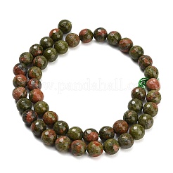 Chapelets de perles en unakite naturelle&nbsp;G-C280-B03-8mm