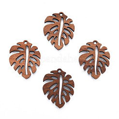 Pendentifs en bois de noyer naturel&nbsp;WOOD-N011-019