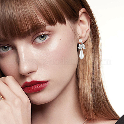 Boucles d'oreilles à tige en acier inoxydable 304&nbsp;EJEW-SP0001-17A