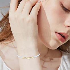 1 bracelet coulissant réglable en nylon pour femme&nbsp;BJEW-LP0001-33K-G