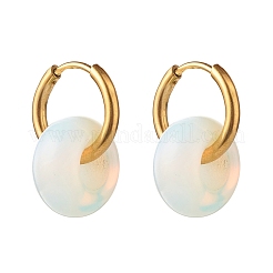Set di gioielli con perline di chip di opalite sintetica&nbsp;SJEW-JS01223-08