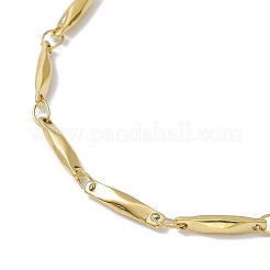 Rechteckige Gliederkettenarmbänder aus 304 Edelstahl für Damen und Herren&nbsp;BJEW-JB10272-02