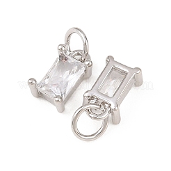 Anhänger aus Zirkonia aus Messing&nbsp;KK-Z146-02P-02