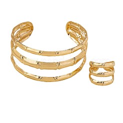 Armreif- und Ringsets aus Bambuslegierung&nbsp;FS-WG990BE-01