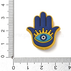 Perline in silicone a tema occhio di Allah&nbsp;SL-CBACE28-03C