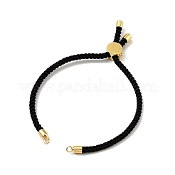 Halbfertige verdrehte Mailänder Seil-Gleitarmbänder&nbsp;FIND-G032-01G-06