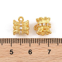 Micro pavé di ottone chiaro tubi in zirconia cubica&nbsp;CU-CBA6A75-23G