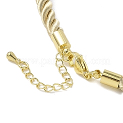 Halskettenherstellung aus gedrehter 5-mm-Nylonschnur&nbsp;FIND-G096-01G