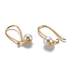 Orecchini a cerchio in ottone&nbsp;X-EJEW-B005-01G