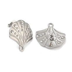 Boucles d'oreilles à tige en acier inoxydable 304&nbsp;STAS-Z175-02P-02