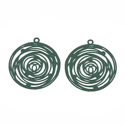 Pendentifs en filigrane d'acier inoxydable 430&nbsp;X-STAS-T042-11B