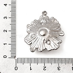 Pendenti in vetro in acciaio inox 304&nbsp;STAS-Z149-04P-01