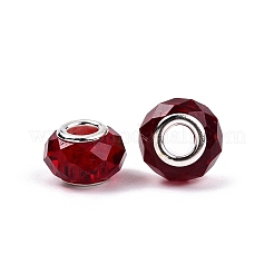 Perle di vetro trasparente europei&nbsp;GPDL-N004-D14mm-B05
